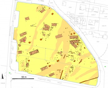 Plan vom Bajuwarendorf