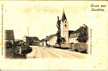 Postkarte gelaufen 1901