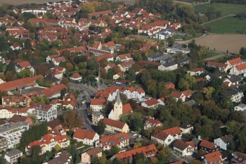 Garching Mitte von Süden